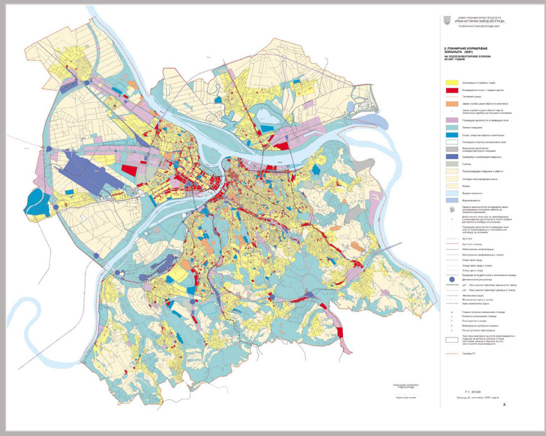 mapa beograda sa Beograd kroz planove – Urbanistički zavod Beograda mapa beograda sa
